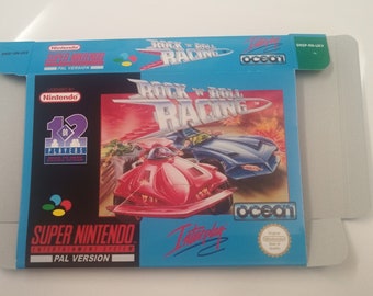 Super Nintendo Rock'n Roll Racing box