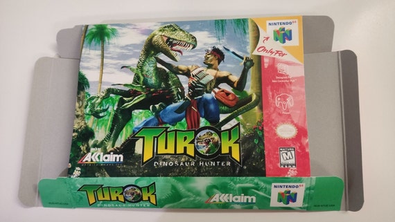 Turok: Dinosaur Hunter中古美品・N64北米版 Turok: Dinosaur Hunter (N64 Nintendo 64) NEW SEALED V-SEAM