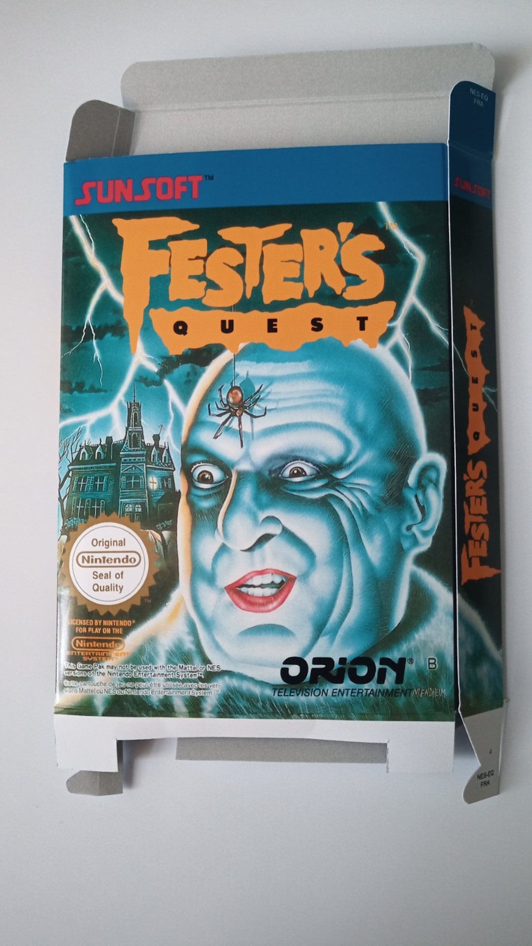 Nintendo Nes Fester's Quest Box - Etsy