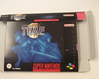 Super Nintendo Illusion of Time box