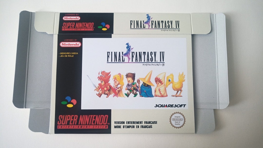 スーパーファミコン ファイナルファンタジーIV ボックス - Etsy 日本