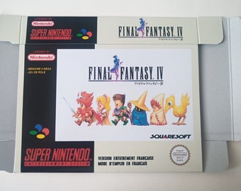 Super Nintendo Final Fantasy IV box