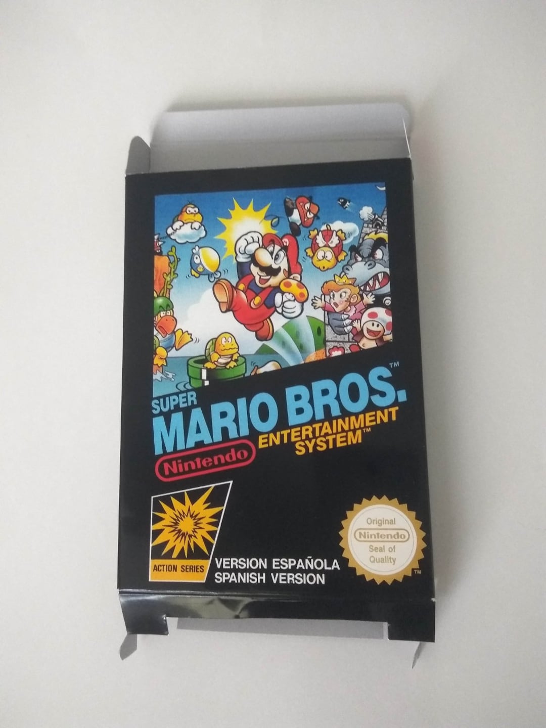 Nintendo Nes Super Mario Bros Box Etsy