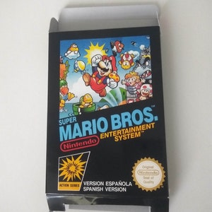 Nintendo Nes Super Mario Bros Box