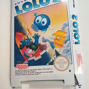 Nintendo Nes Adventures of Lolo 2-box