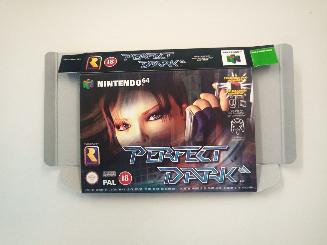 Nintendo 64 Perfect Dark Box - Etsy