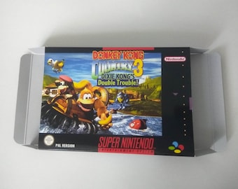 Super Nintendo Donkey Kong Country 3 box
