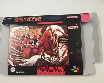 Super Nintendo Secret of Evermore box
