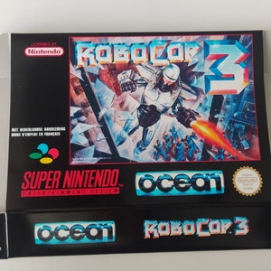 Super Nintendo Robocop box
