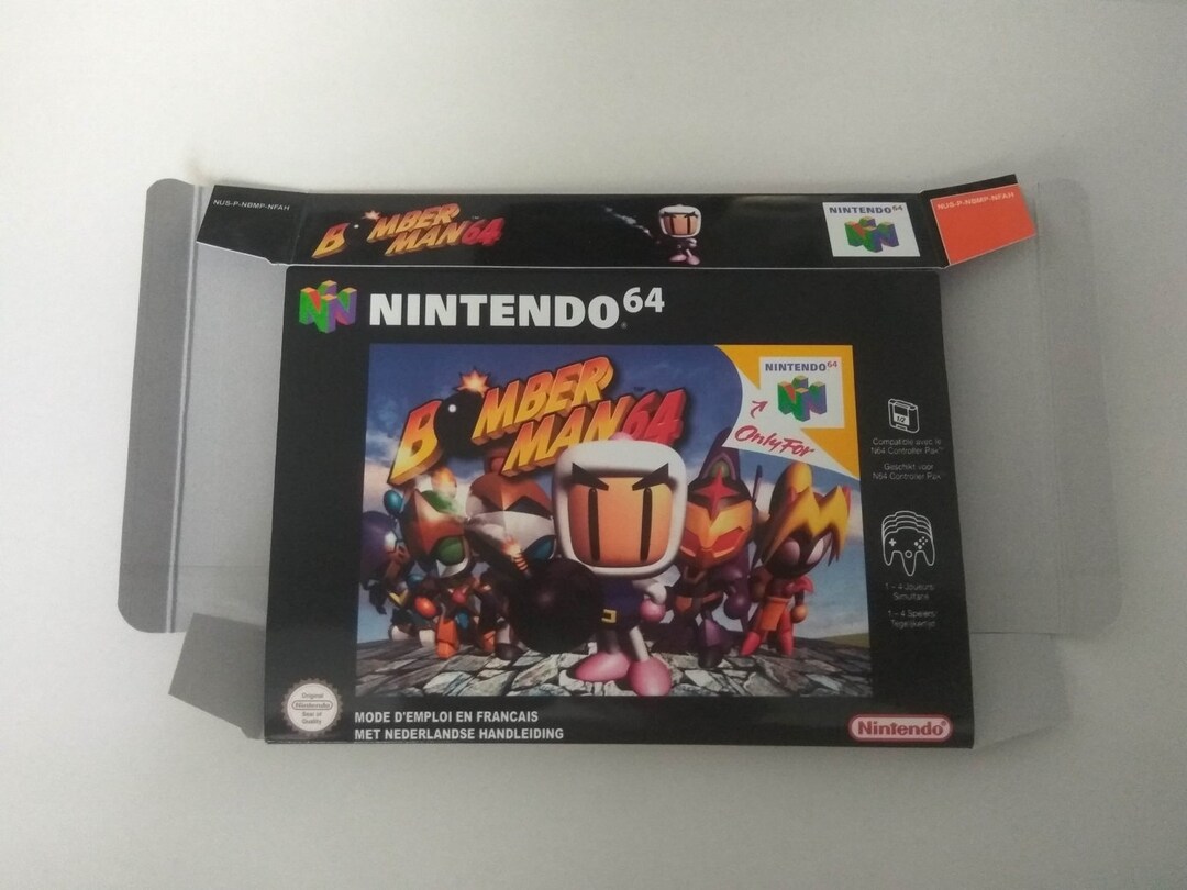 Nintendo 64 Bomberman 64 Box - Etsy