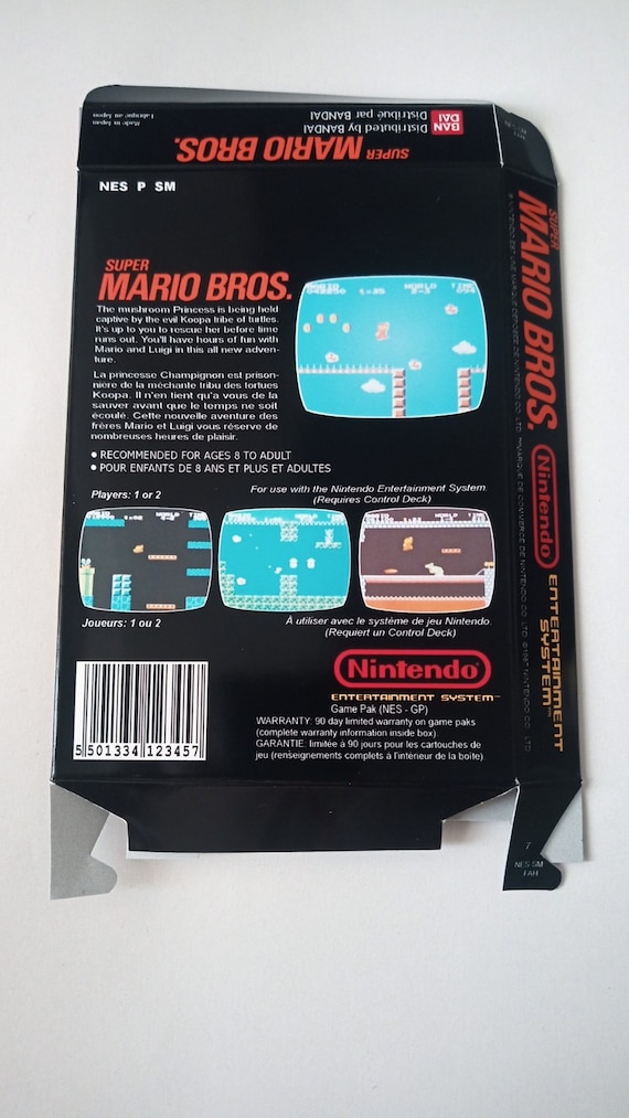 Nintendo hotsell nes box