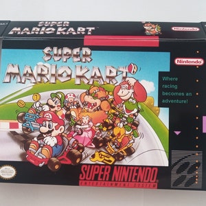 スーパーファミコン スーパーマリオカート USA ボックス - Etsy 日本