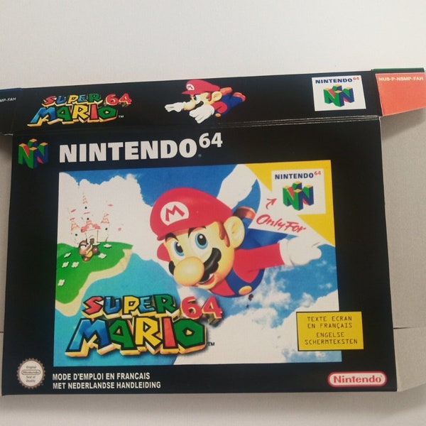 Nintendo 64 Super Mario 64 FR boîte