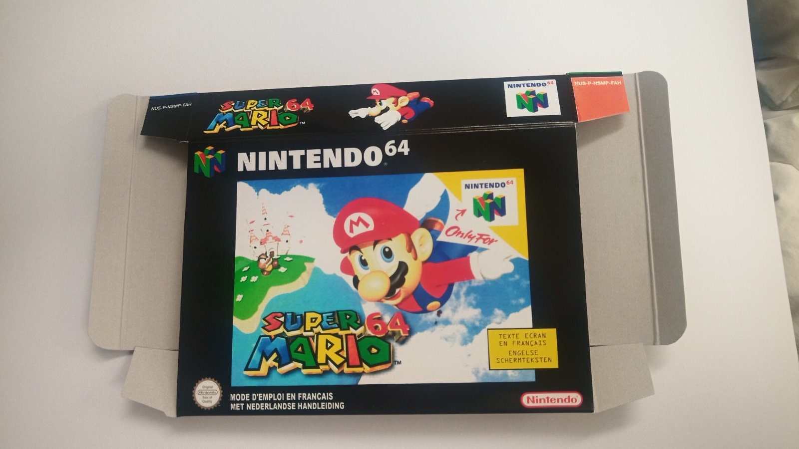 ニンテンドー64 スーパーマリオ64 FR ボックス - Etsy 日本