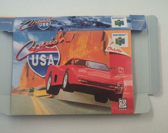 Nintendo 64 Cruis'n USA box - Etsy