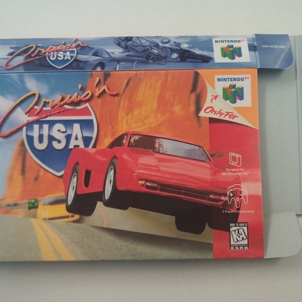 Scatola Nintendo 64 Cruis'n USA