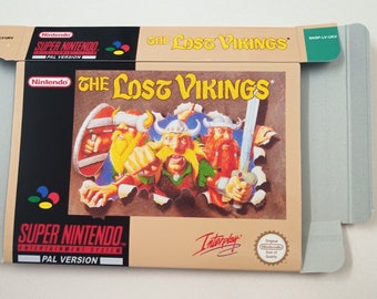 Super Nintendo The Lost Vikings  box