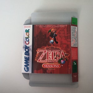 Nintendo Game Boy Color Zelda Oracle of Seasons Box