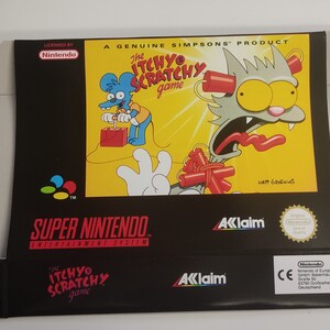 スーパーファミコン イッチー＆スクラッチー ゲームボックス - Etsy 日本
