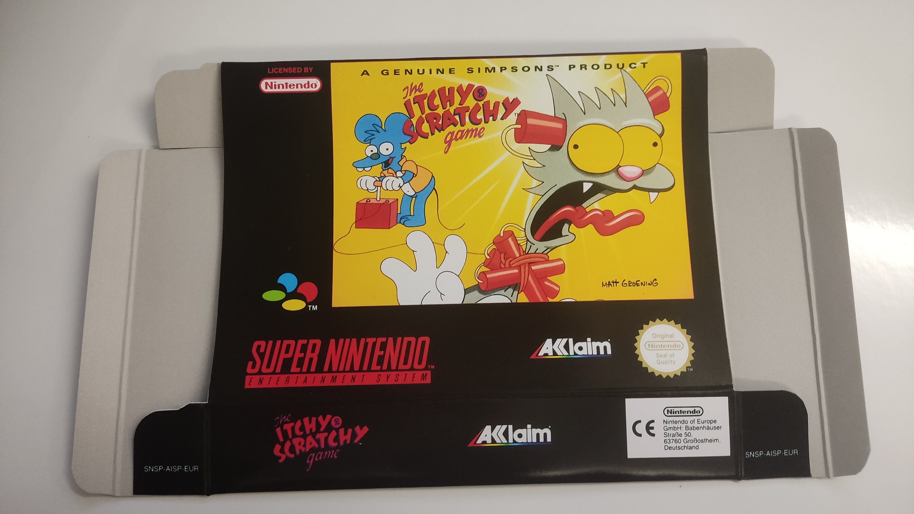スーパーファミコン イッチー＆スクラッチー ゲームボックス - Etsy 日本