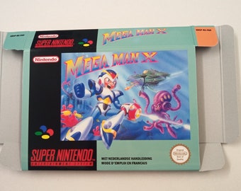 Super Nintendo Megaman X box