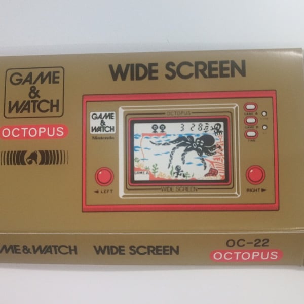 Game & Watch Octopus box