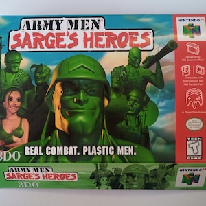 Army Men: Sarge's Heroes【中古美品・完品・N64北米版】 Army Men: Sarge's Heroes【中古美品・完品・N64北米版】