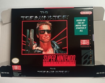 Super Nintendo The Terminator USA box