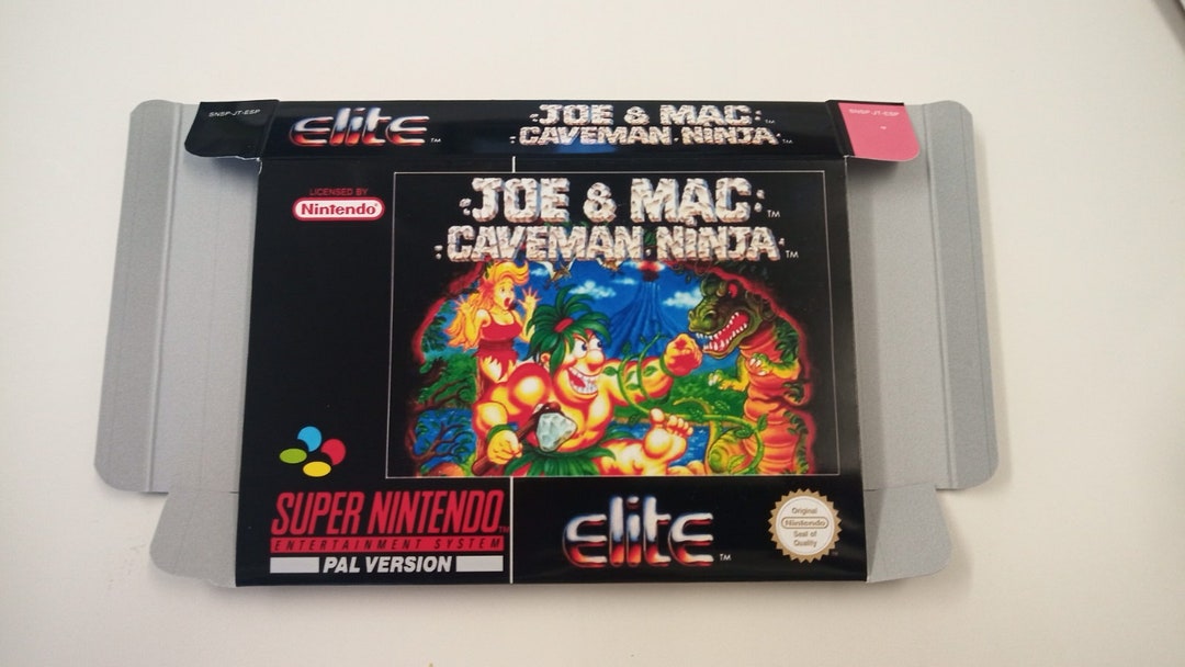 Super Nintendo Joe & Mac Caveman Ninja Box - Etsy