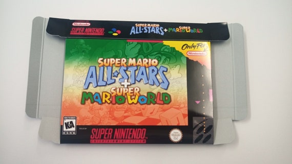 Memorándum impactante Izar Super Nintendo Super Mario All Star Super Mario World box - Etsy España