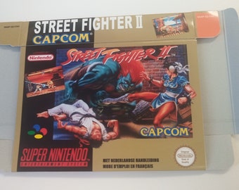 Super Nintendo Street Fighter 2 FR-UK box