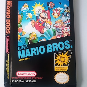 Nintendo Nes Super Mario Bros Euro version box image 1