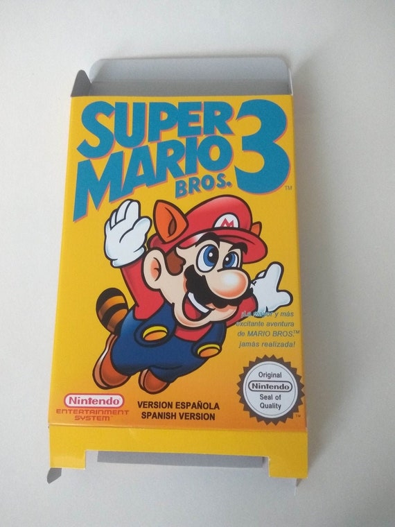 Nintendo Nes Mario Bros Box - Etsy