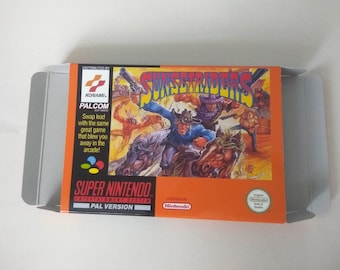 Super Nintendo Sunset Riders box