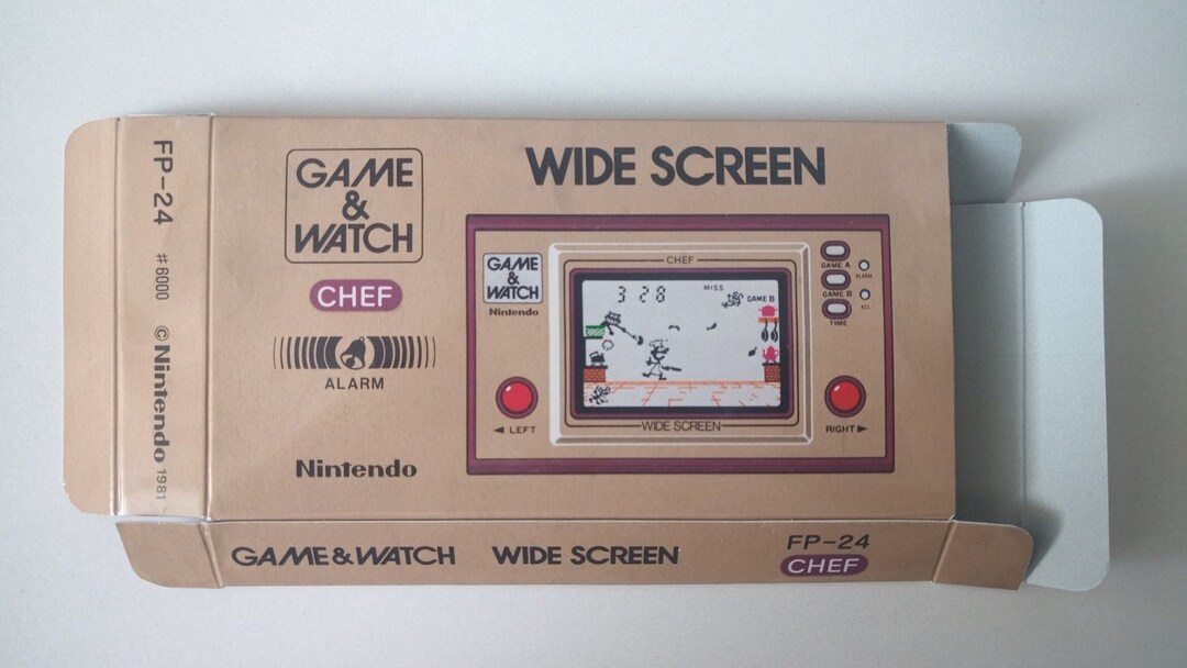Game & Watch Chef Box - Etsy