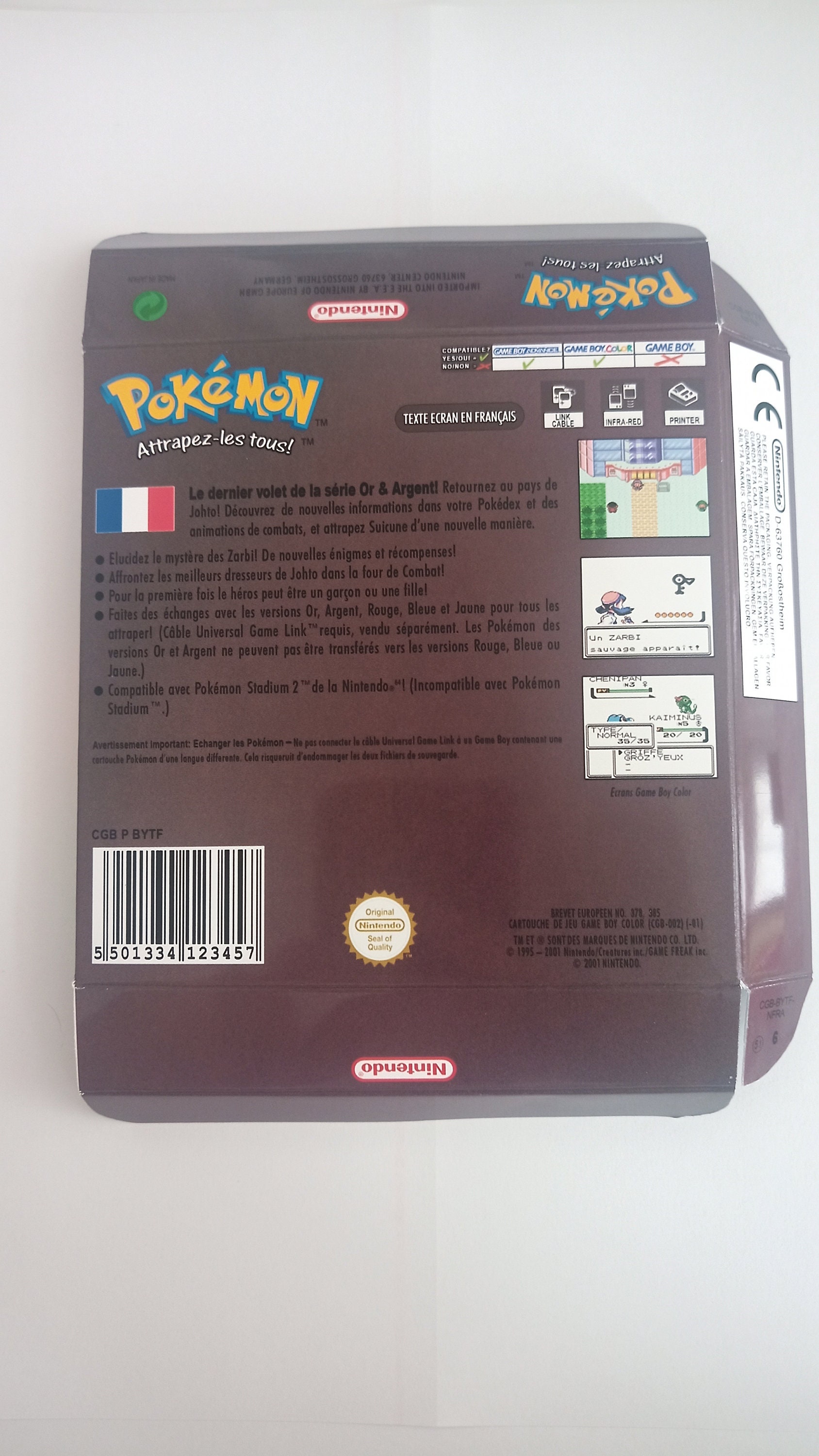 Pokemon: Gold Version (Nintendo Game Boy Color, 2001) - European Version