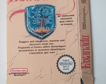 Nintendo Nes Faxanadu Box - Etsy