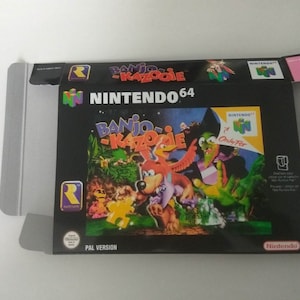 Nintendo 64 Banjo Kazooie  box