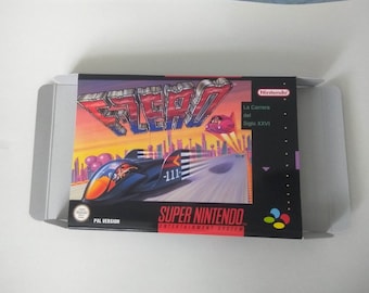 Super Nintendo F-Zero box