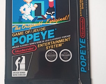 Nintendo Nes Popeye box