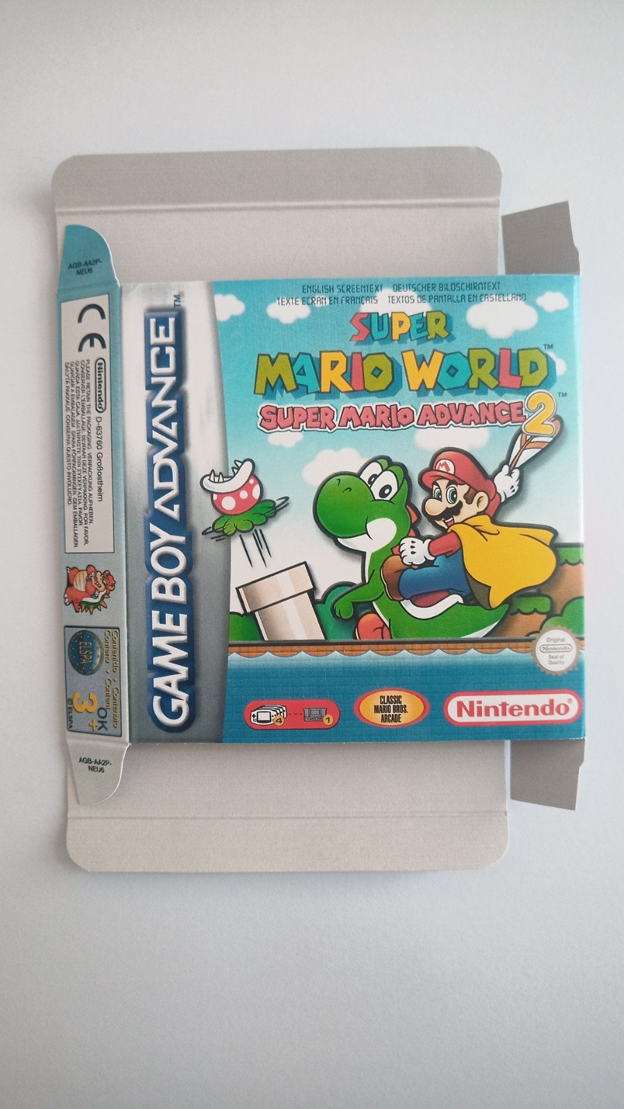 Game Boy Advance Super Mario World Super Mario Advance 2 Box