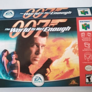 Nintendo 64 007 the World is Not Enough USA Box - Etsy