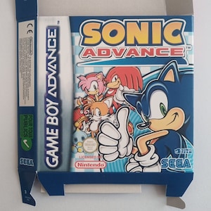 Game Boy Advance Sonic Advance box