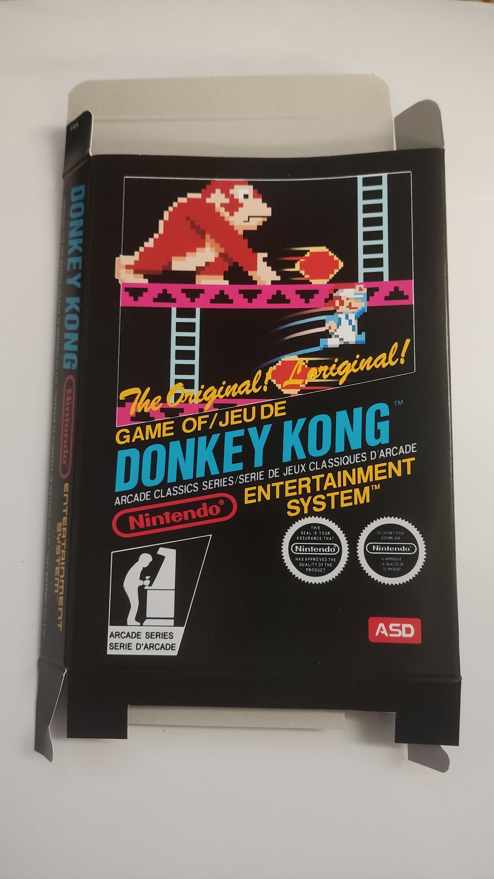 Donkey Kong Nes Box UK