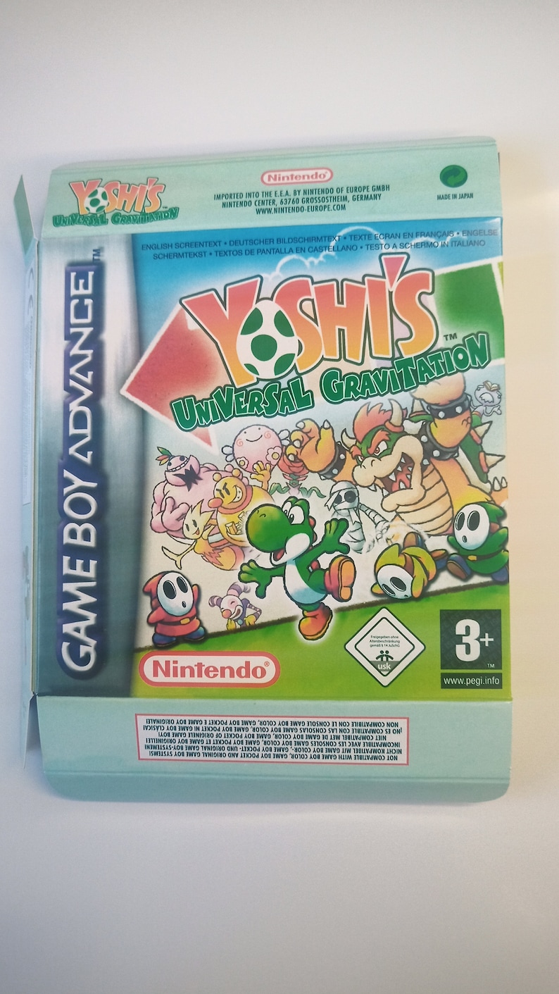 Jeu Game Boy Advance - Yoshi's Universal Gravitation - GBA