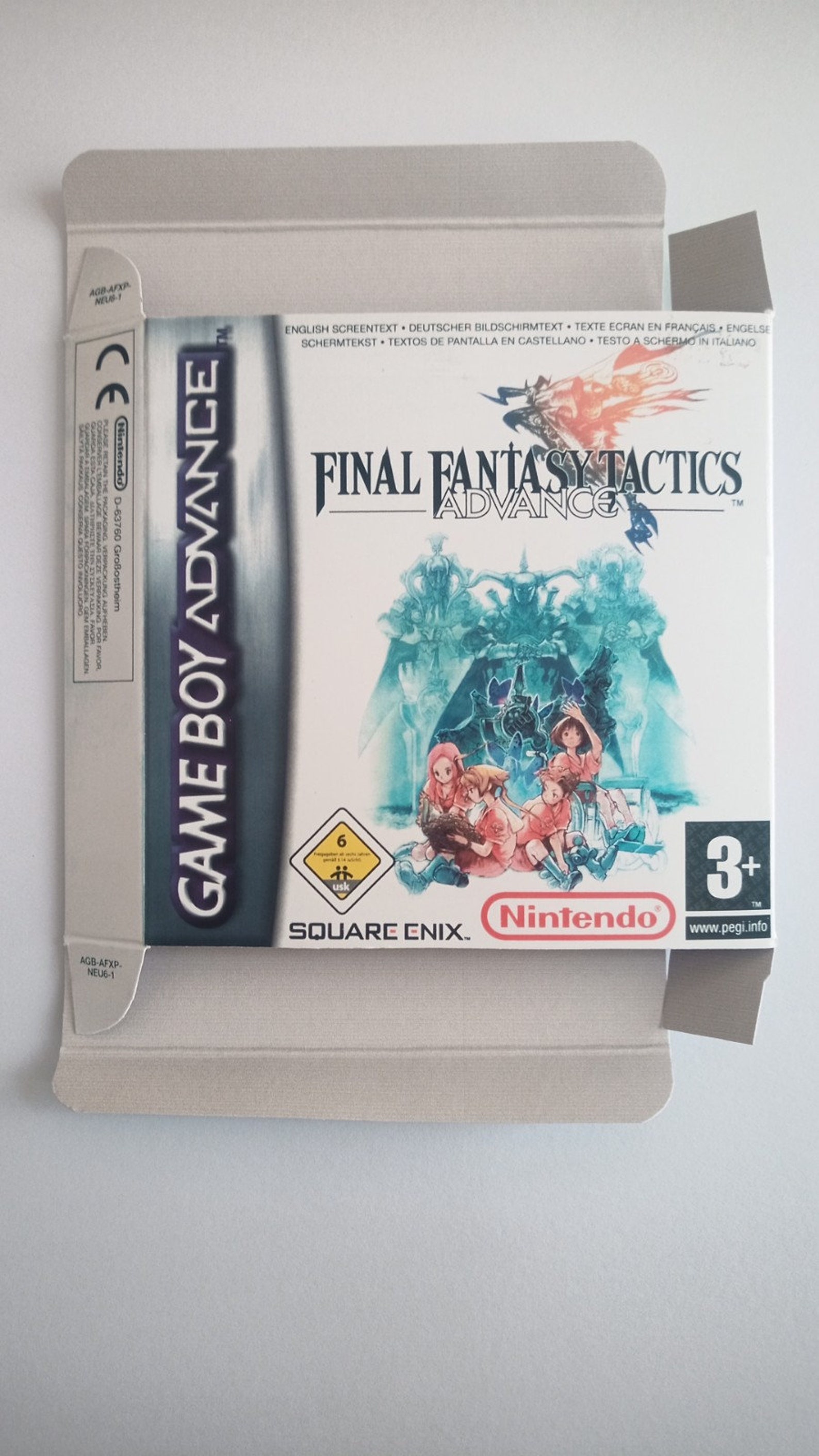 Game Boy Advance Final Fantasy Tactics box Etsy