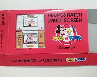 GAME＆WATCH MULTI SCREEN MICKEY＆DONALD Vintage 1983 Nintendo Game and Watch Mickey & Donald