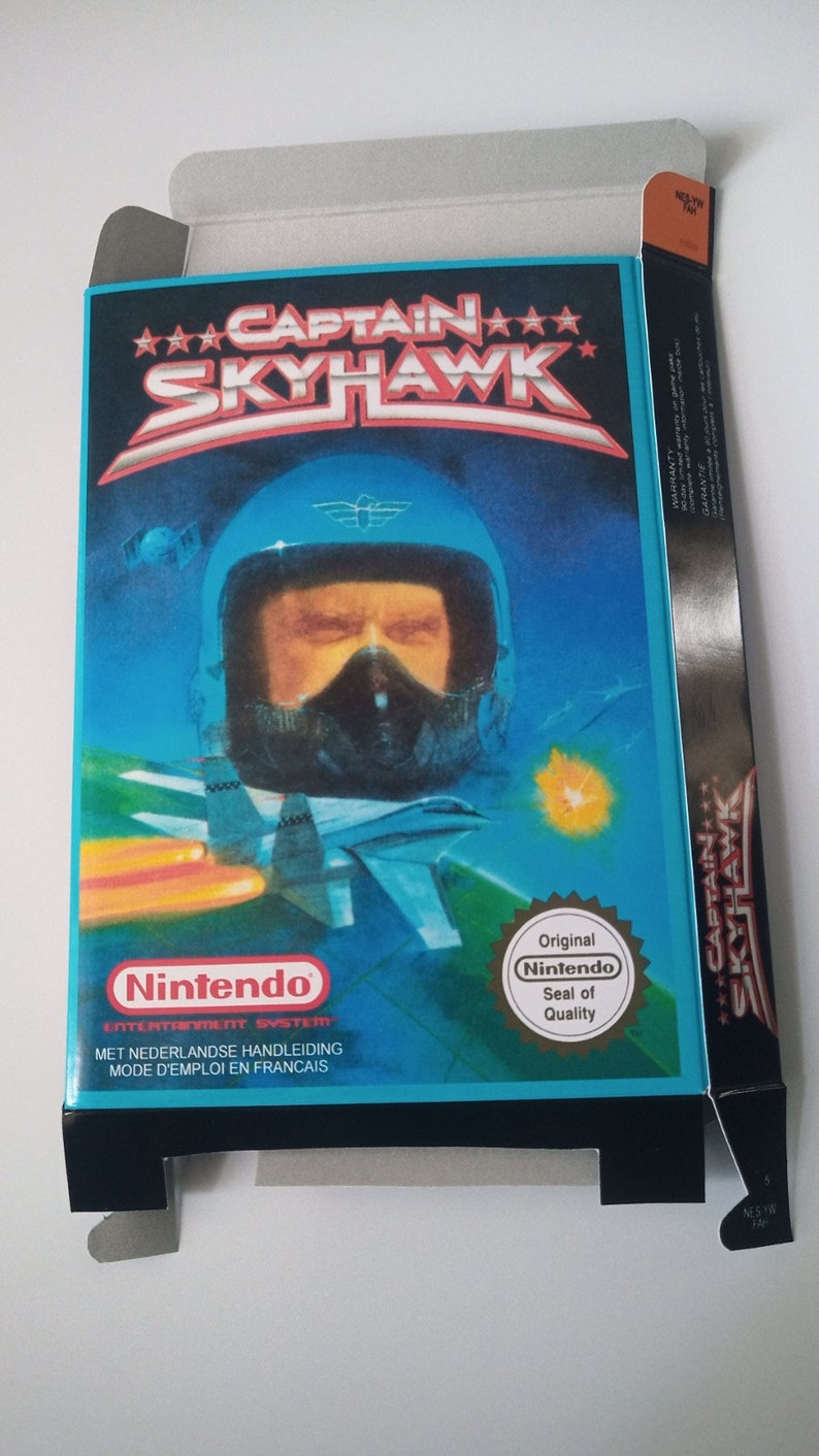 Nintendo Nes Captain Skyhawk box image 1