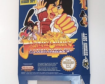 Nintendo Nes Jackie Chan's Action Fung Fu box