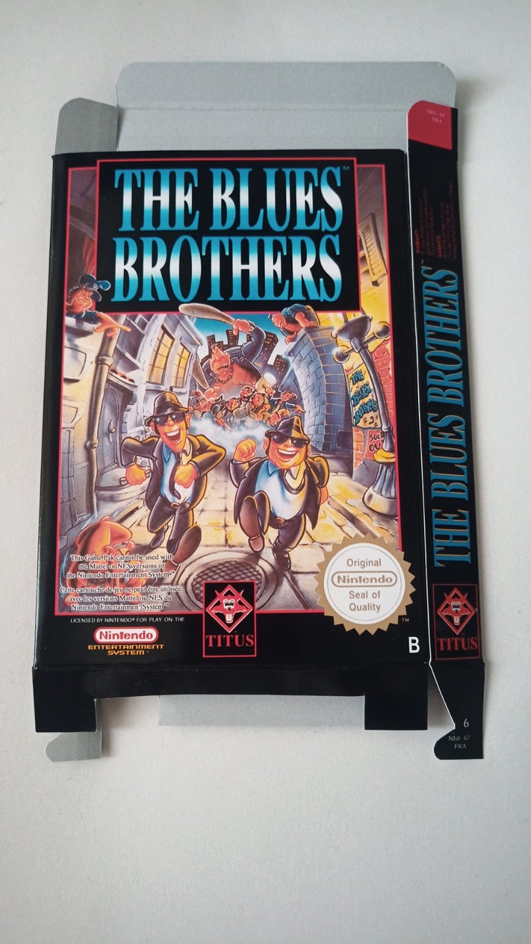 Nintendo Nes the Blues Brothers Box - Etsy